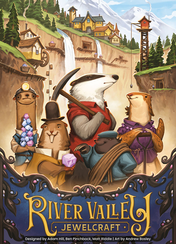 cover of River Valley Jewelcraft board game, published by Allplay
